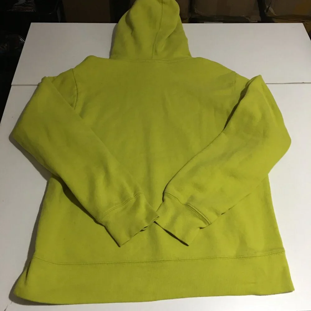 The North Face Hoodie Sweatshirt Mens Medium Green Logo Graphic
